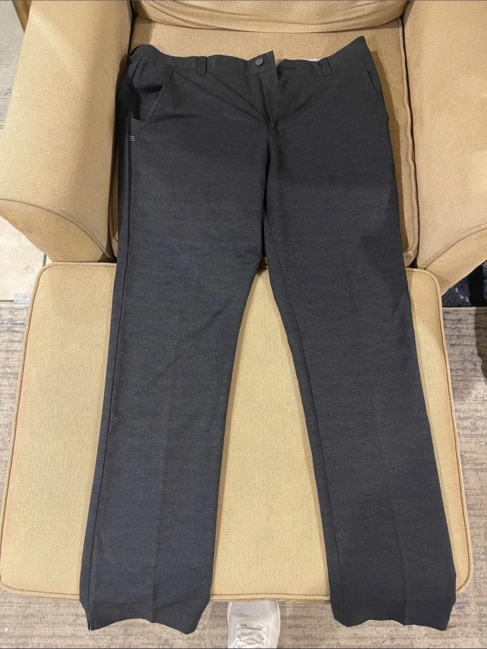 Addidas Men's Dark Gray golf Pants - Classic Straight Fit